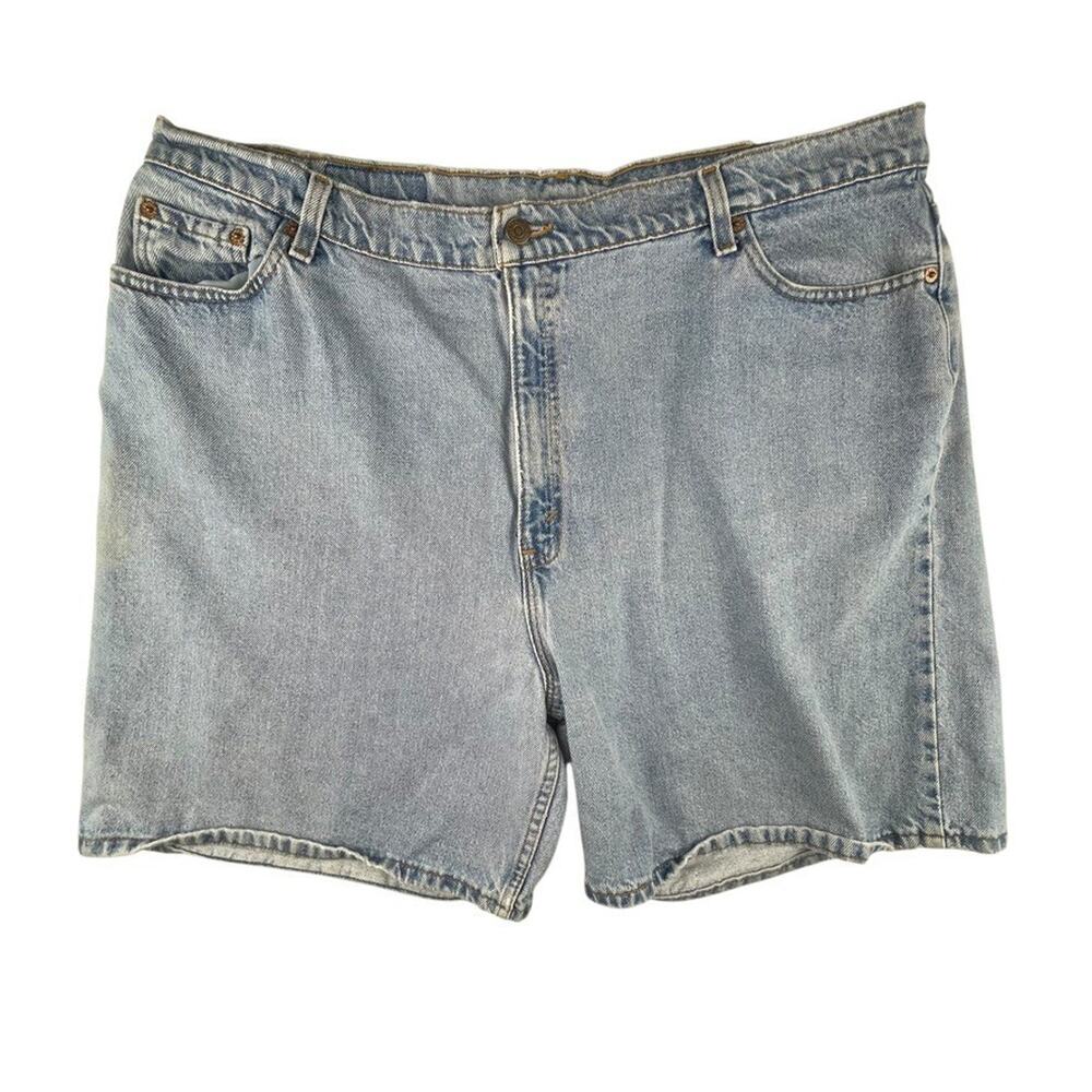 Vintage Levi’s 522 Tapered Women’s Jean Shorts USA Made 1995 Light Wash Sz 24